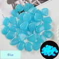 thumbnail image 3 of 50PC Glow In The Dark Pebbles Luminous Stones Garden Walkaway Aquarium Fish Tank, 3 of 9