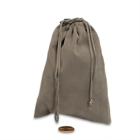 Gray Velour Bags | Quantity: 25 | Width: 2
