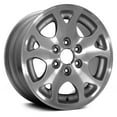 thumbnail image 2 of Jante Aluminum Wheel Rim 17 inch for 01-06 Chevy Tahoe 6 Lug Sparkle Silver, 2 of 4