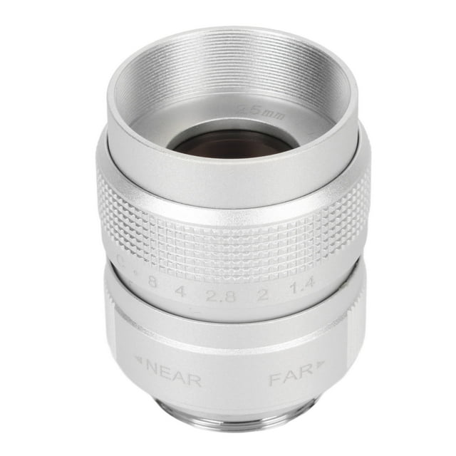 Lente CCTV De 25 Mm F1.4 Para Cámara Con Montura C, Carcasa De Aluminio Y Lente De Vidrio, Lente De Cámara Con Montura C De Enfoque Manual, Para Bar, Tienda, Estacionamiento,