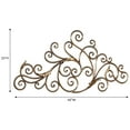 thumbnail image 3 of Mireille Scrolling Metal Wall Sculpture Aged Gold, 3 of 5