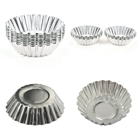 

10 Pcs/lot Egg Tart Mold Cake Cupcake Liner Baking Round Cup Mould Pastry Tools