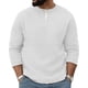 thumbnail image 2 of pstuiky Sudadera con capucha y cuello abierto para hombre, manga larga, dos piezas falsas, parte superior en contraste, jersey holgado, camiseta de manga larga y cuello redondo para hombre., 2 of 6