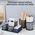 thumbnail image 7 of Kafsov Creative Multifunctional Mesh Pen Holder for Desk Organization, Space-Saving Metal Stationery Storage, Sturdy and Slip-Resistant Design Hot Pink, 7 of 7