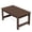 Coffee, variant on SERWALL Outdoor Patio Coffee Table, 37.8" x 22.8" HDPE Weatherproof, Black
