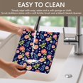 thumbnail image 4 of Placemat, Pioneer Flower Floral Print Pattern Place Mats Table Mat Set Of 2, PVC Washable Placemats for Party Kitchen Dining Decoration, 18x12 Inch, Fade Resistant, 4 of 6