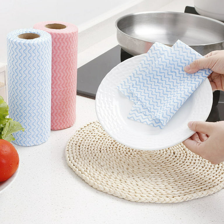 Disposable Cleaning Towels, Reusable Cleaning Cloths, Kitchen Towels Dish  Cloths Dish Rags, Non Woven Fabric Handy Wipes 