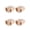 Skin-4pcs, variant on Toe Separator Bunion Corrector Double Hole Fiber Toe Spacers for Overlapping Toes Men Women Foot Orthotic Sleeves