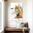 thumbnail image 2 of Elephant Stock Fox And Friend Wall Art - Vertical Canvas Wall Art - Living Room Wall Decor - Animal Canvas - White And Orange Decor By Carol Robinson - 32" x 48", 2 of 8
