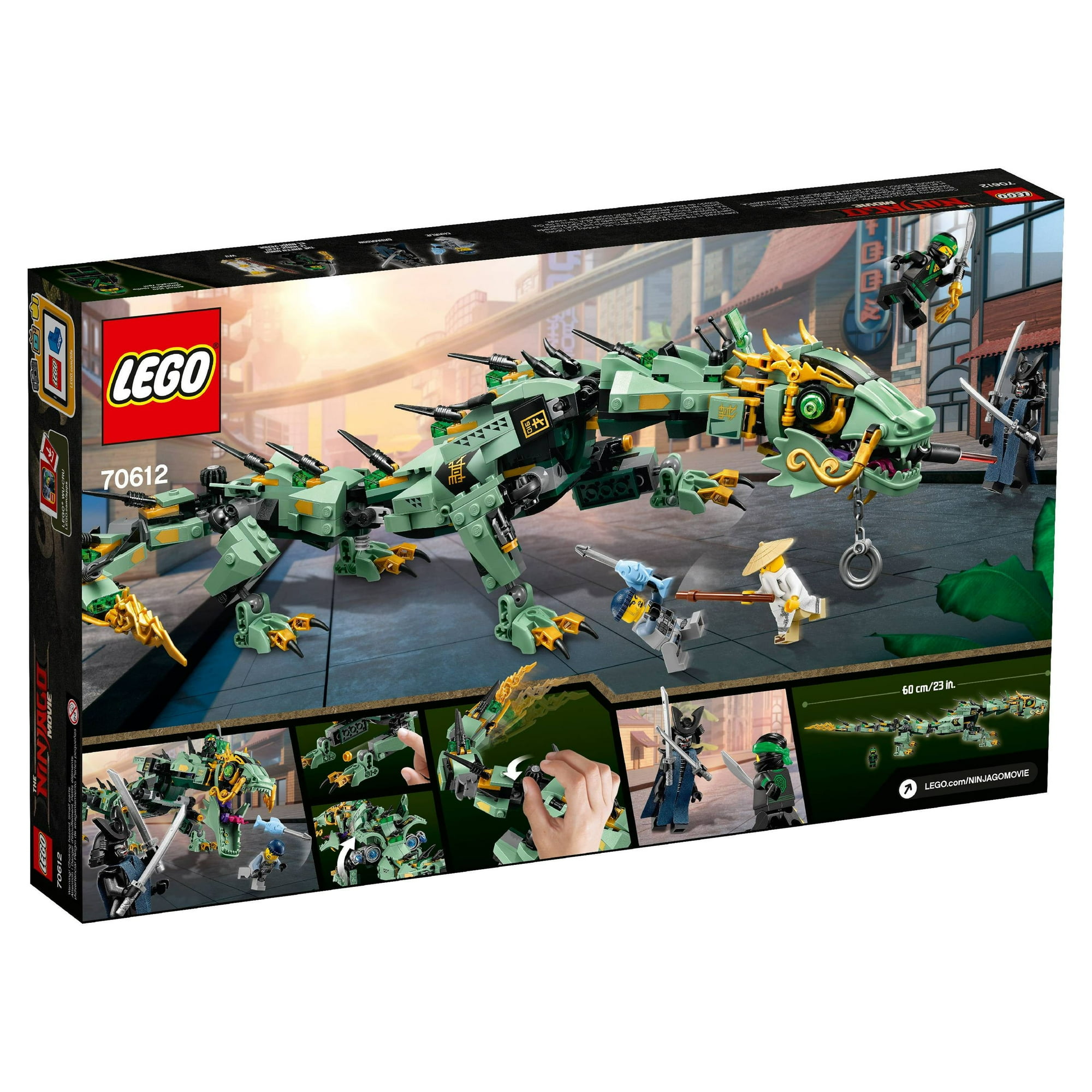 LEGO NINJAGO Movie Green Ninja Mech Dragon 70612 Ninja Toy with
