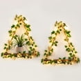 thumbnail image 4 of Thinsony Durable Hanging Shelf With LED Light In Bohemian Style Rustic Bohemian Wall, 4 of 6