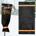 thumbnail image 2 of Outdoor Faucet Cover for Winter – Reflective Insulated Spigot Sock, 27.5"x15", Reusable, Waterproof Freeze Protection for Outdoor Faucets, Black (230g), 2 of 9