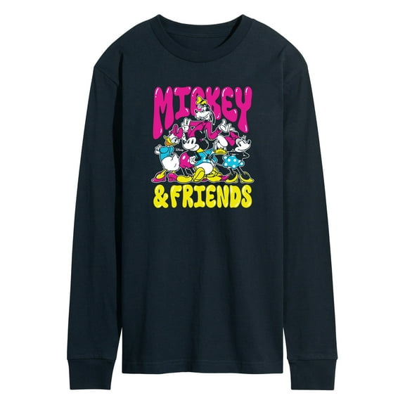 Disney - Mickey And Friends - Men's Long Sleeve Graphic T-Shirt