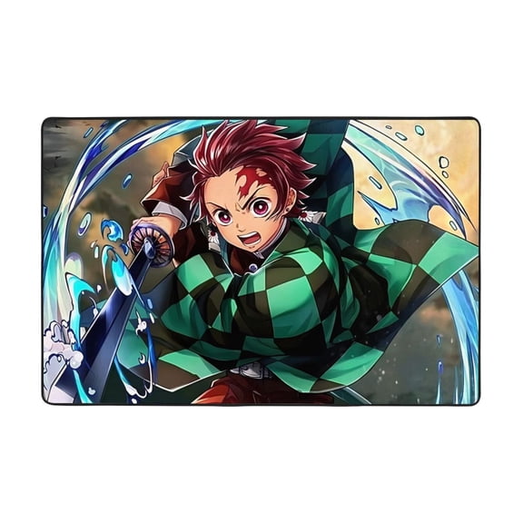 Demon Slayer Tanjiro Kamado Rugs Washable Cover Floor Rug Carpets Bathroom Decorations For Kitchen Bedroom Indoor 36"X24"