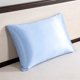 thumbnail image 4 of Funda de almohada de satén sedoso con cierre tipo sobre | Súper suave para el cabello y la piel | Reduce el frizz y las arrugas | Apto para veganos | Negro, azul, rosa y morado | 50 x 66 cm, 4 of 6