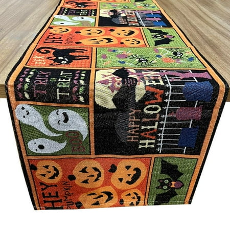 

Halloween Table Runner Home Table Decoration Cloth 11.81X70.86 Inches