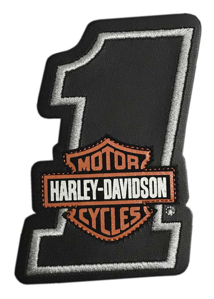 Harley Davidson Motorcycles Small Patch Bar Shield Green and Black 3.5"x2.75" 