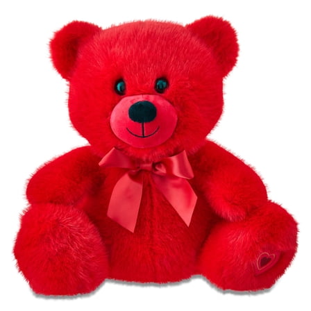 Large Candy Scented Bear Plush, Red, 14", Valentine's Day by Way To Celebrate
