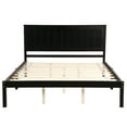 thumbnail image 4 of Veryke Platform Bed Frame with Headboard, Wood Slats Support Under-Bed Storage, Queen Size, Espresso, 4 of 7