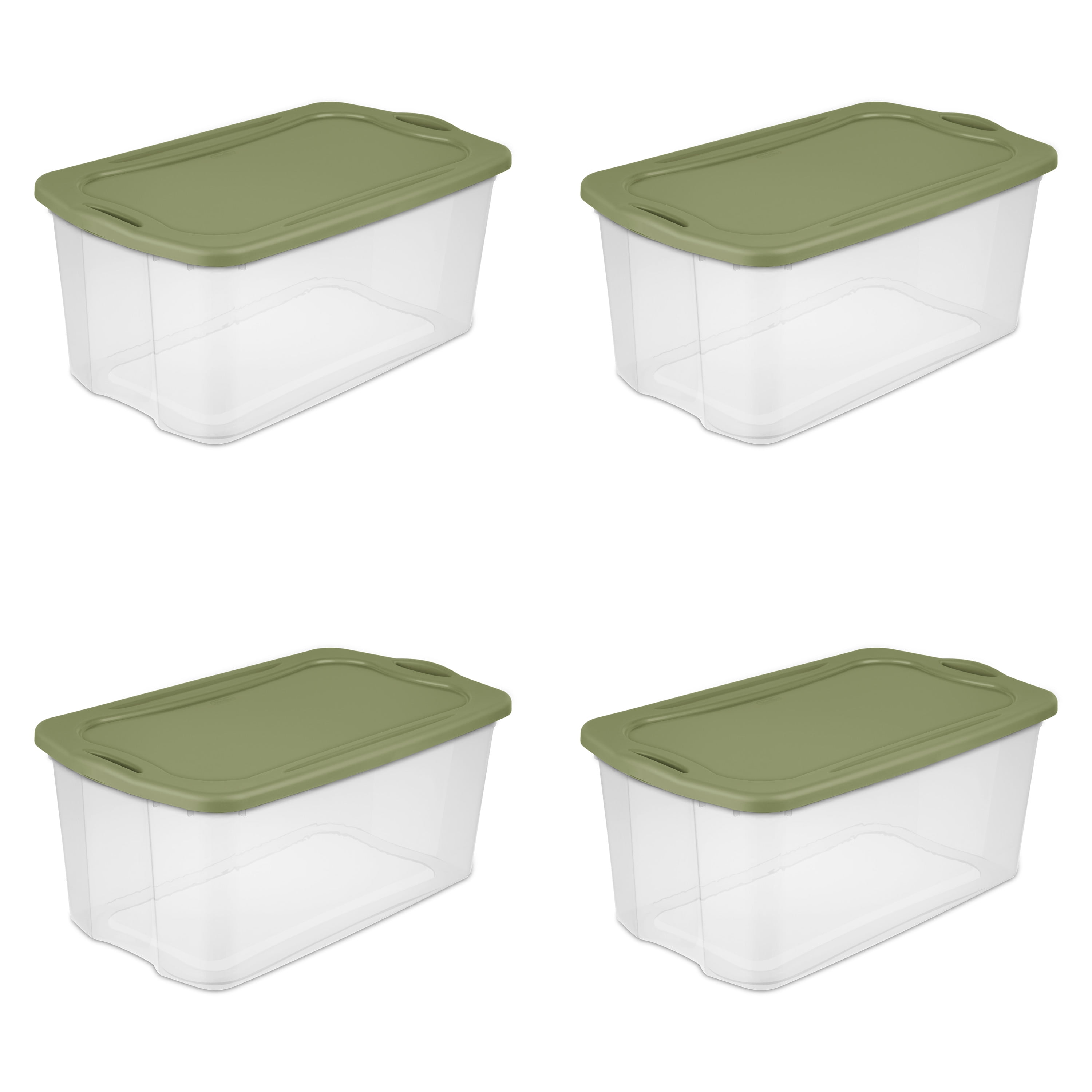 walmart clear storage totes