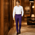 thumbnail image 5 of HBDesign Mens All Season Serge Dress Pants Classic Fit Business Formal Work Trousers, 5 of 7