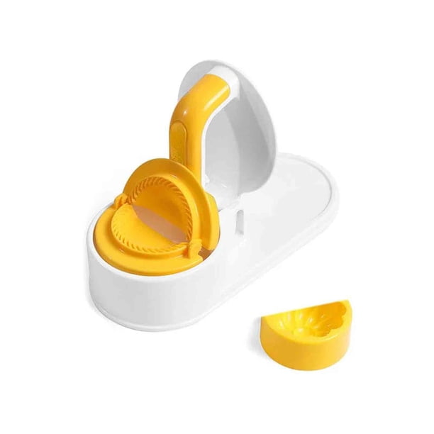 Máquina de prensa para empanadillas y molde para bollos - Herramienta de cocina multifuncional para empanadillas, pasteles, gofres - Fácil de usar y limpia - Incluye 3 herramientas