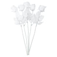 thumbnail image 6 of COSMOBETTY Simulated Flower Adornments Rose Ornament 5Pcs Diy Decoration Realistic Design Plastic Silk Cloth, 6 of 7