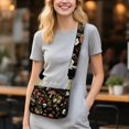 thumbnail image 2 of ZUXONGSY Mushroom Floral Print Shoulder Handbag for Women Lightweight Crossbody Purse Mini Satchel with Adjustable Wide Strap for Shopping Business, 2 of 7