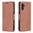 thumbnail image 2 of Feishell Fit for Samsung Galaxy A14 5G 6.6 inch Phone Case with Wrist Strap & ID Credit Card Slots,Premium PU Leather Shockproof Magnetic Clasp Folio Flip Holder Protective Cover,Brown, 2 of 9