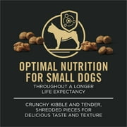 Purina Pro Plan Small Breed Dog Food Shredded Blend Chicken and Rice Formula With Live Probiotics