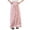 Pink-c, variant on Girls Casual Straight Leg Pants Summer Plaid Blend Long Trousers For Daily Wear