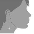 thumbnail image 3 of Oval Moonstone Sterling Silver Threader Drop Earrings, 3 of 7