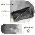 thumbnail image 6 of 2x3 Ft Entryway Area Rug, Grey Kitchen Rug Runner Washable Floor Mat, Modern Oil Painted Art Abstract Geometric Non Slip Indoor Door Mat Throw Carpet for Bathroom Living Room Bedroom, 6 of 8