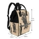 thumbnail image 2 of Easygdp Child And Lion Sketch para Bolsa de Bebé de Gran Capacidad con Múltiples Bolsillos, Bolsa de Pañales para Padres, Bolsa de Viaje Organizada y Elegante, 2 of 6
