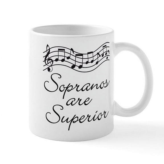 CafePress - Soprano Singer Gift Mug - 11 oz Ceramic Mug - Novelty Coffee Tea Cup