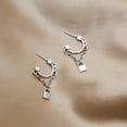 thumbnail image 2 of MasteelfCA 1 Pair Girl Ear Studs Creative Chain Lock Modeling Ear Pendants Accessories, 2 of 8