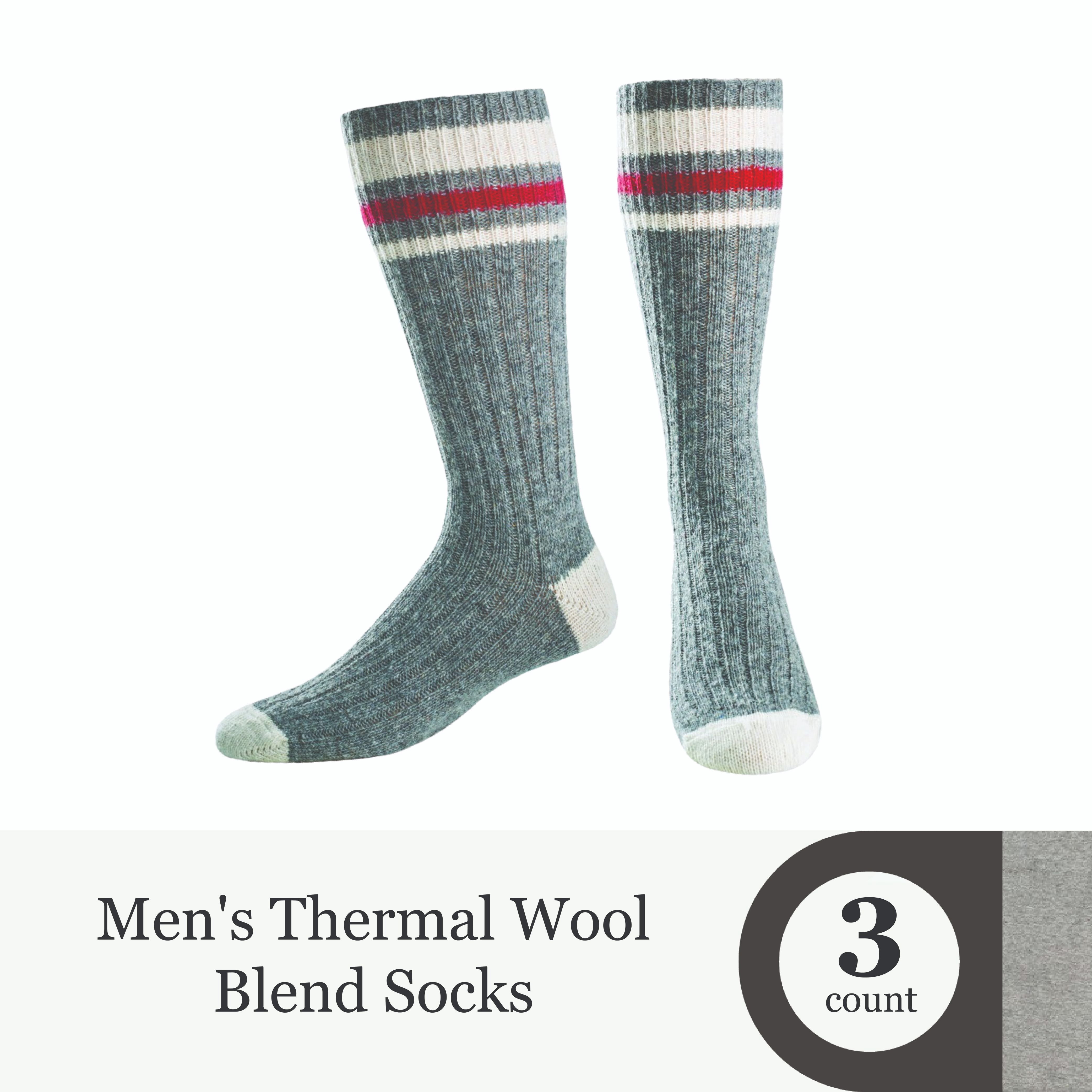 Stanfield's Men's Wool Work Sock One Size, 3 Pack