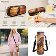 thumbnail image 4 of HUIACONG Sunset Sunflower Horse Backpack for Girls, Functional 4PCS Set Including Water Bottle and Lunch Bag, Daily School Bag for Girls Teens Ages 12-16, 4 of 7
