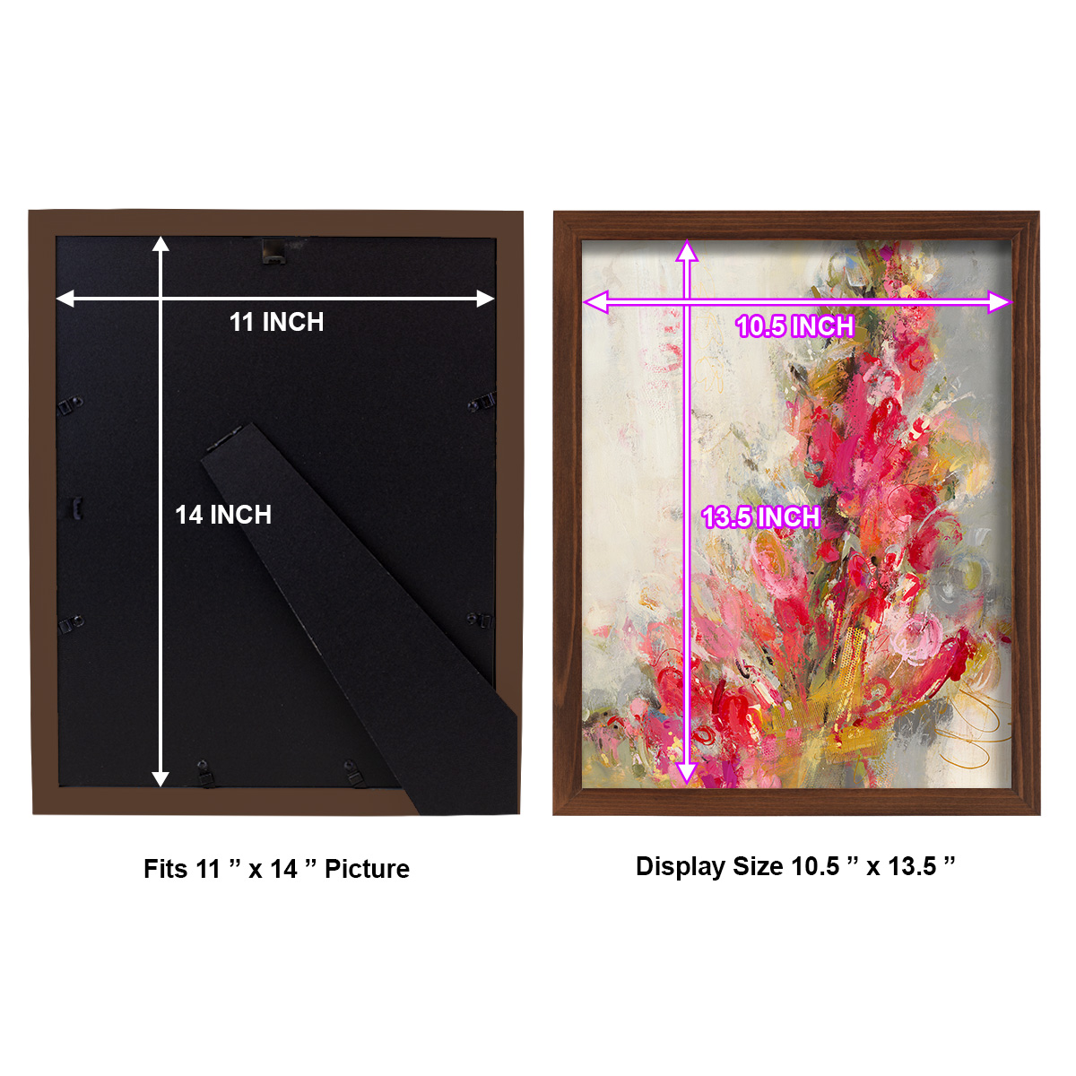 Flip Side - Framed Print w/glass - Chestnut