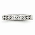 thumbnail image 4 of Stainless Steel Polished Crystal 4.50mm Band, 4 of 5