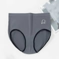 thumbnail image 2 of Riecok Seamless Underwear for Women High Waist Tummy Control Butt Lifting Seamless Comfortable Underwear Panties Gray XXXL, 2 of 3