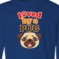 thumbnail image 4 of Inktastic Pug Dog Gifts Long Sleeve Youth T-Shirt, 4 of 5