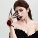 thumbnail image 5 of Guardurnaity Perla ajustable color rojo sangre para mujer, moderna y resistente a la oxidación. Ideal para Halloween y fiestas temáticas. Ropa, zapatos y accesorios Miscelánea 6642K2 uno, 5 of 6
