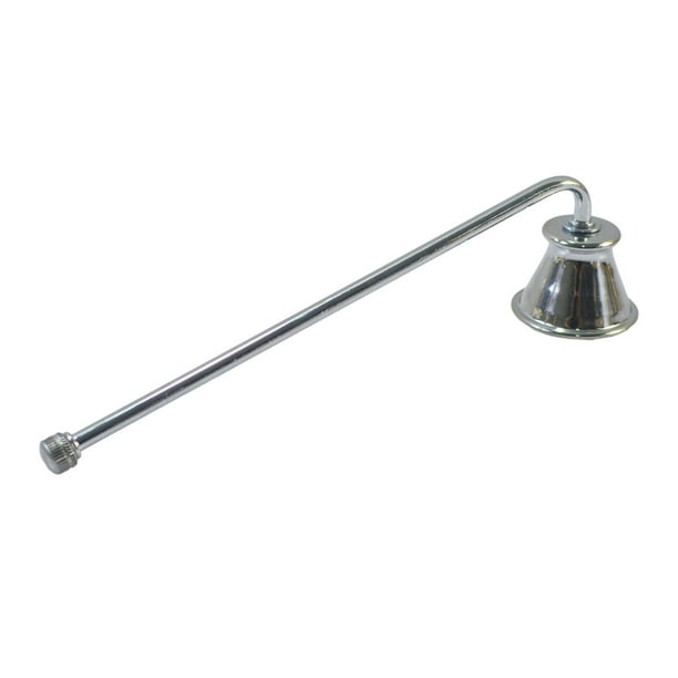 Herramienta de extinción de velas, tapón de vela, cubierta cortadora de mecha en forma de campana de 4cm para apagar accesorios de llama de vela , Plateado