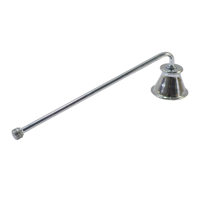 Herramienta de extinción de velas, tapón de vela, cubierta cortadora de mecha en forma de campana de 4cm para apagar accesorios de llama de vela , Plateado