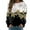 A5-Yellow, variant on Cnbwig Pullover Sweatshirt for Women Casual Floral Print Long Sleeve Hoodless Crew Neck Drop Shoulder Sweatshirt Loose Tops Fall Tops Lightweight Sweatshirts A1-Black XXL