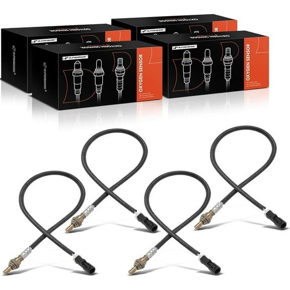 A-Premium O2 Oxygen Sensor Replacement for Ford F-150 1997-1999 Explorer Expedition E-150 E-250 Econoline Upstream and Downstream 4-PC Set