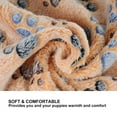 thumbnail image 3 of 1 Pack 3 Puppy Blankets Super Soft Warm Sleep Mat Paw Print Blanket Fluffy Premium Fleece Pet Blanket Flannel Throw Dog Blankets for Small Dogs Puppy Cat, 3 of 7