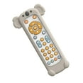 thumbnail image 1 of Control remoto de música para TV, juguete remoto realista para niños pequeños, juguetes sensoriales, juego de simulación de teléfono remoto para niños , Estuche Estuche Blanco y Koala CUTICAT juguetes para masticar durante la dentición, 1 of 8