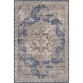 thumbnail image 1 of Unique Loom Chateau Medallion Rustic Rug 6' x 9' Rectangle Beige/Light Blue, 1 of 2